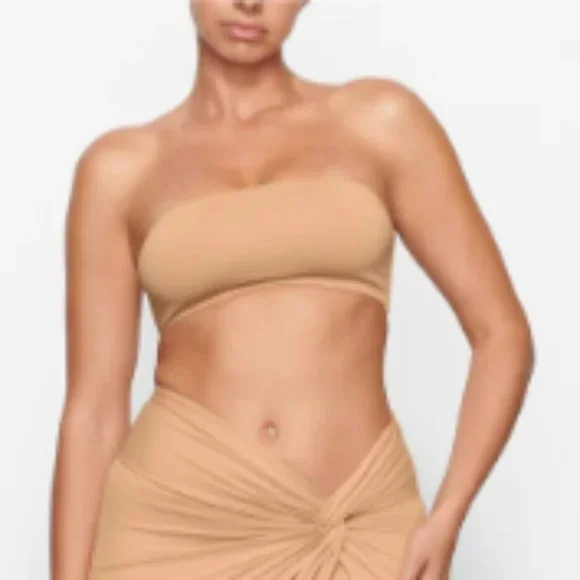 SKIMS Swim Bandeau Bikini  Top-NWT - Picture 3 of 11